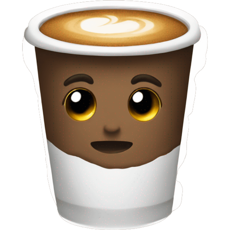 Cute coffee emoji