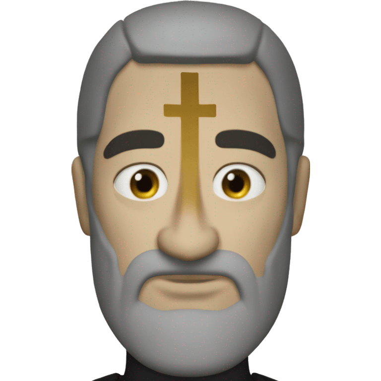 Baldwin IV of Jerusalem from kingdom of heaven with a crusader mask whitout eyes emoji