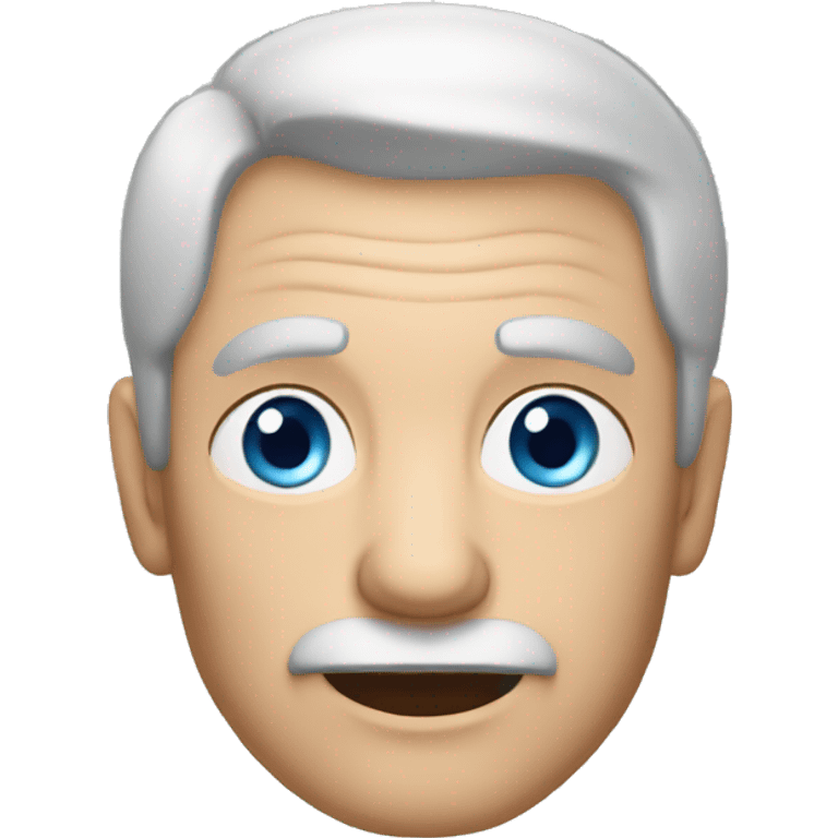 grandpa with blue eyes and dark hair emoji