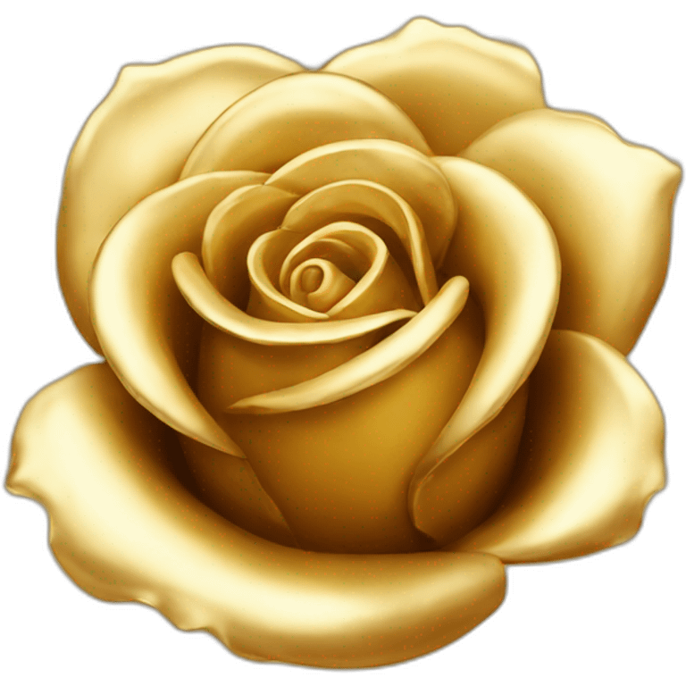 gold rose emoji