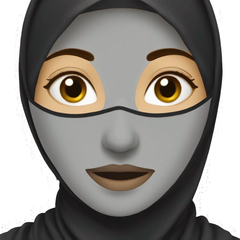 Women with niqab  emoji