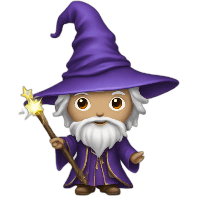 wizard with wand emoji