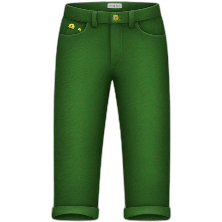 green corduroy pants emoji