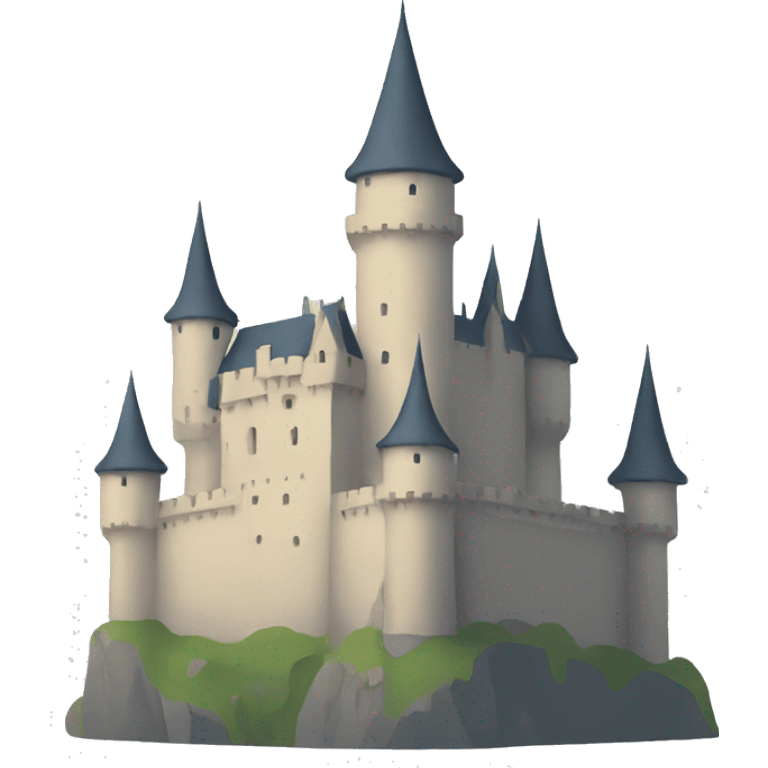 minimalist castle emoji