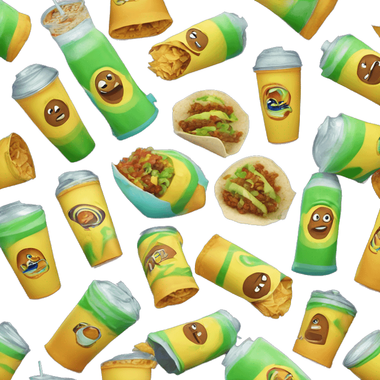 baja blast taco bell drink emoji