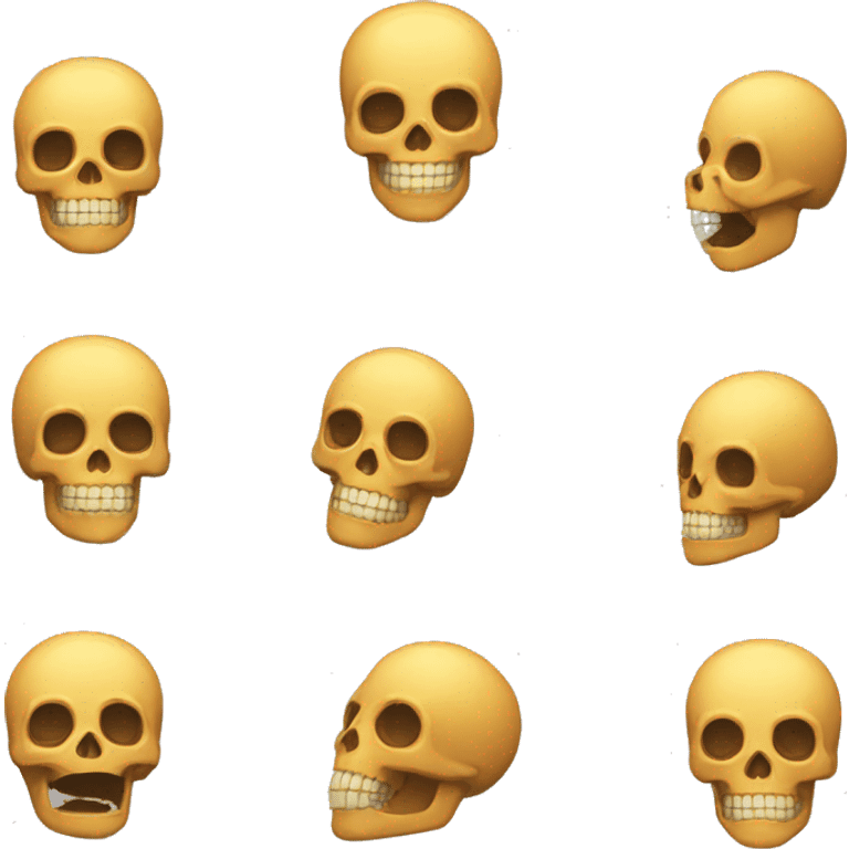 Calavera explotando de la cabeza emoji