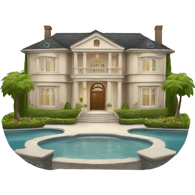 luxurious mansion emoji