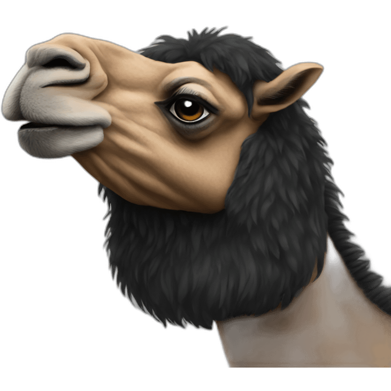 Black camel emoji