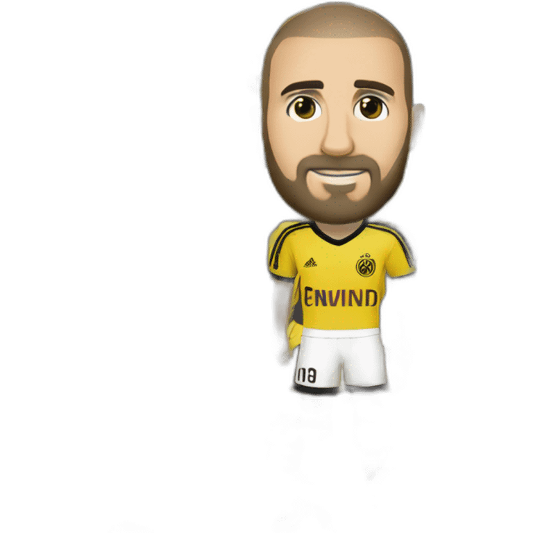 Benzema ittihad fc yellow black strip emoji