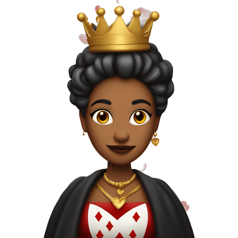 Queen of hearts emoji