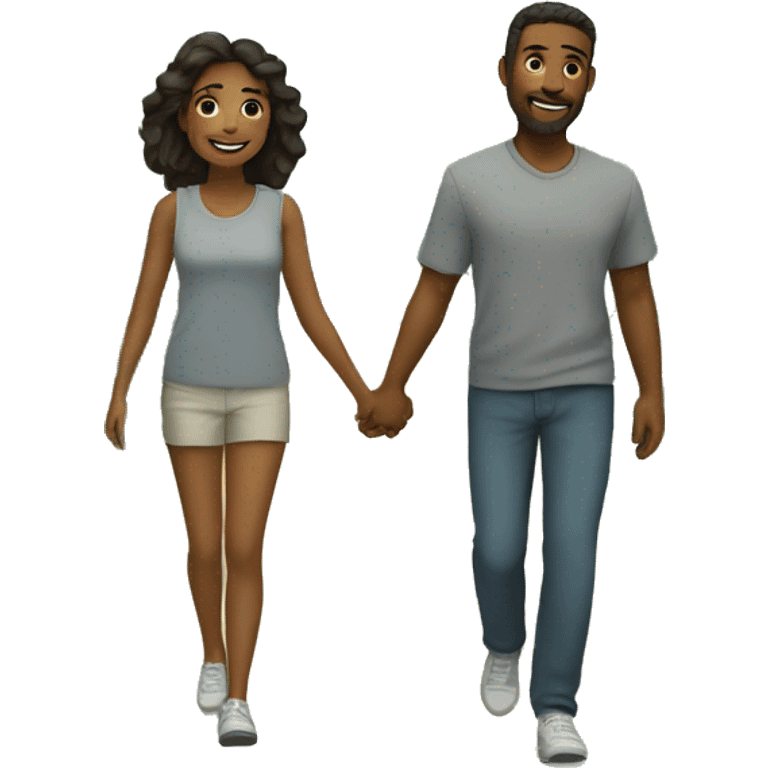 A couple Take a walk emoji