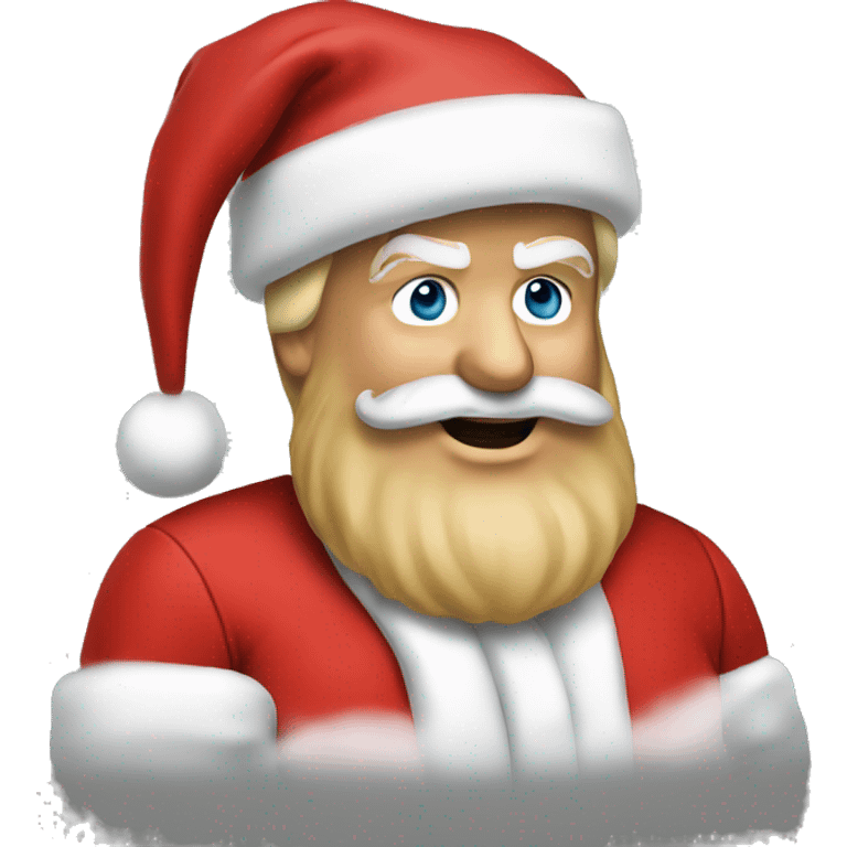 donald trump as santa claus emoji