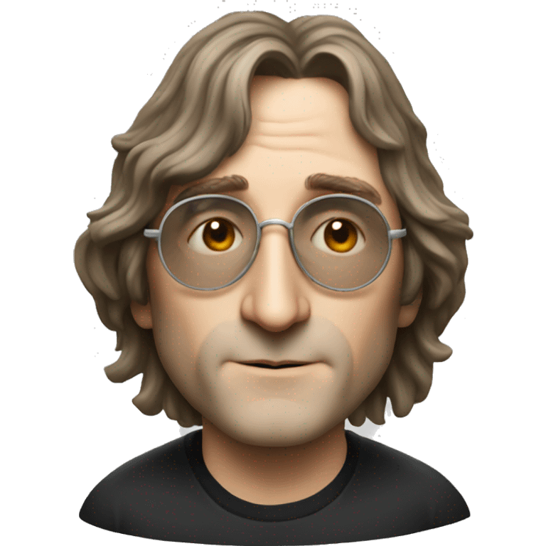 Create a John Lennon emoji emoji