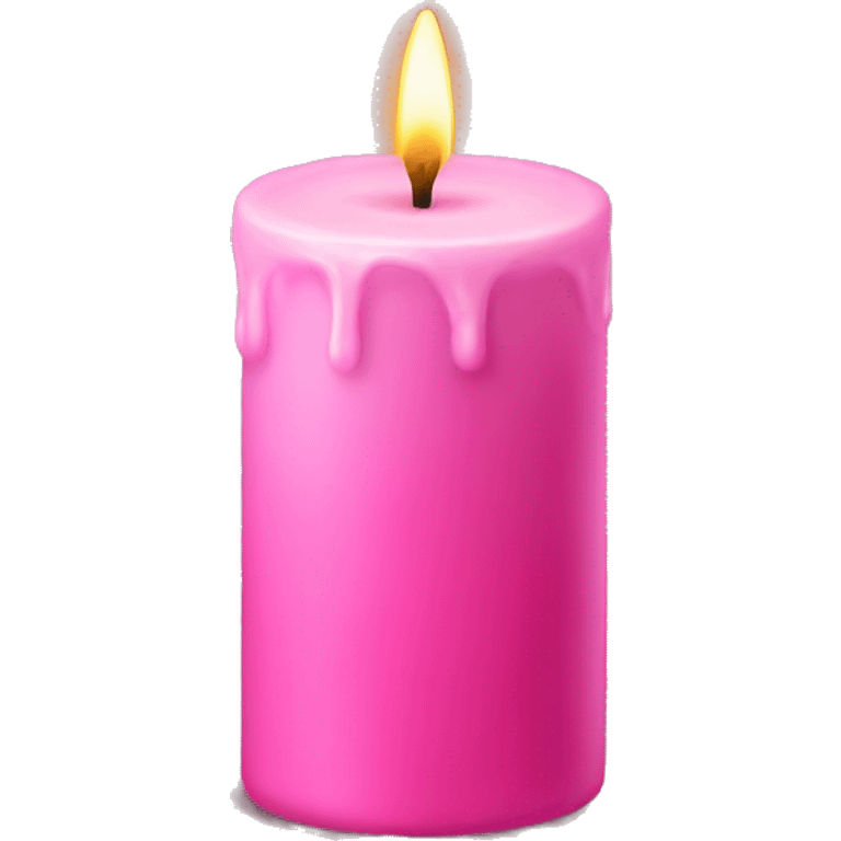 pink candle emoji