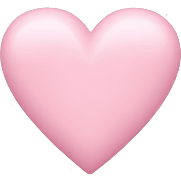 Pastel pink heart  emoji