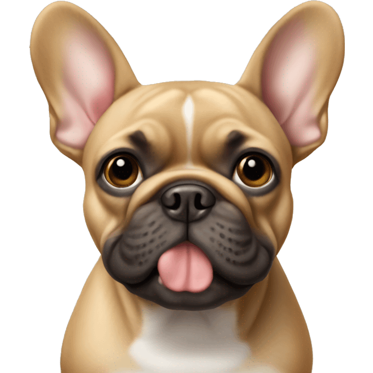 A tan French Bulldog emoji