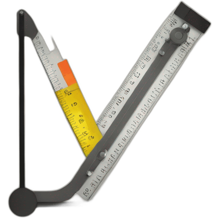 Geometric Measuring meter emoji