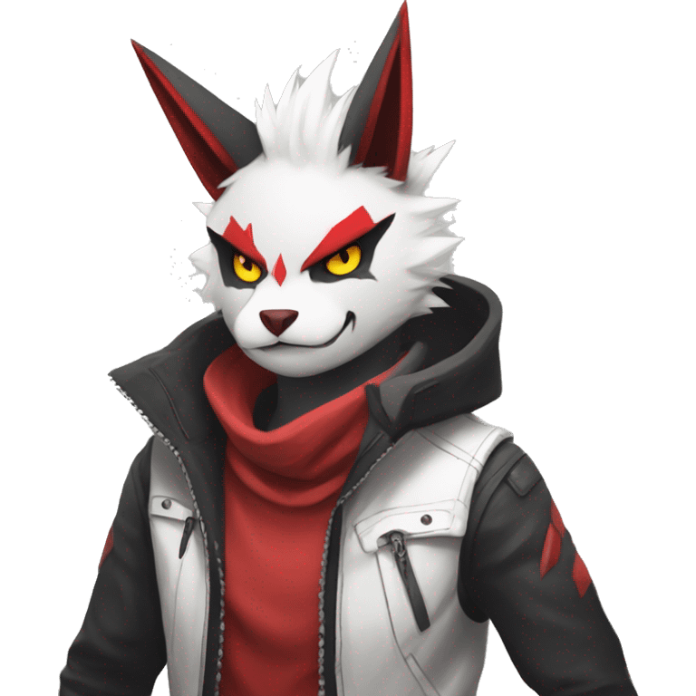 Edgy Anthro Zangoose-Litten Punk emoji