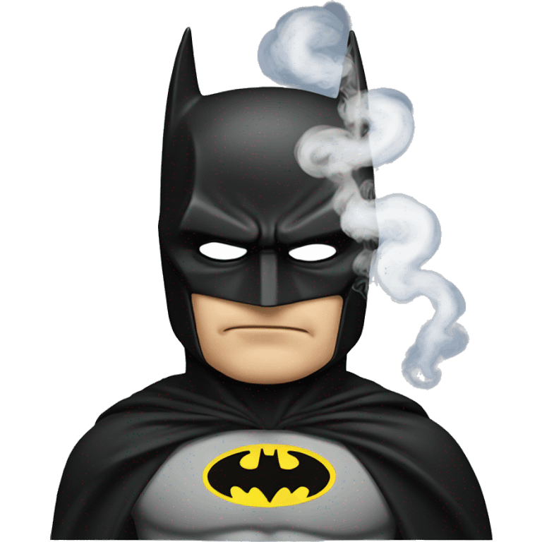 Batman smoking emoji