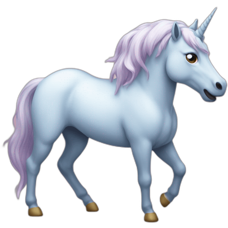 Licorne qui fait caca emoji