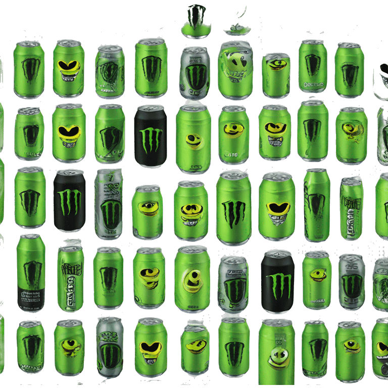 Monster energy drink iphone 16 style emoji