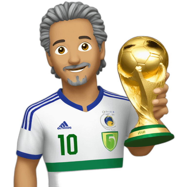 Roberto baggio with world cup emoji