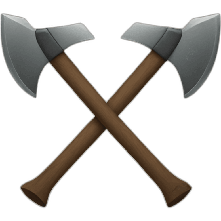 Crossed axes emoji