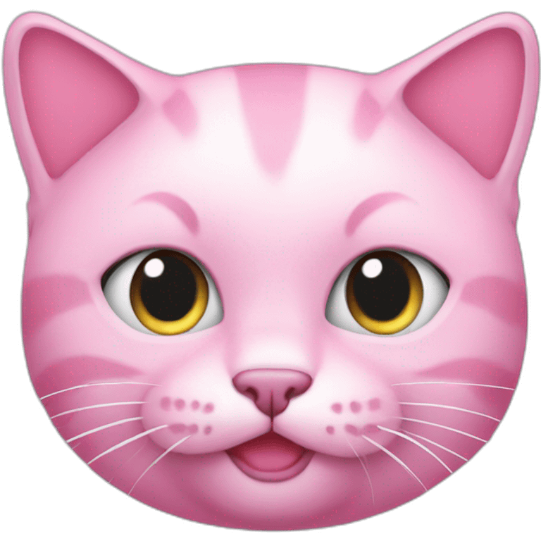 Car cat pink emoji