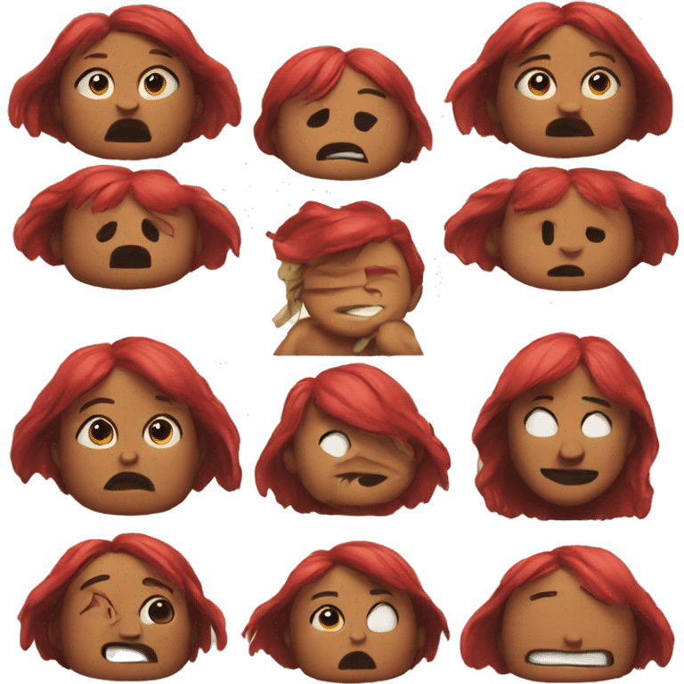 up set red faced emoji