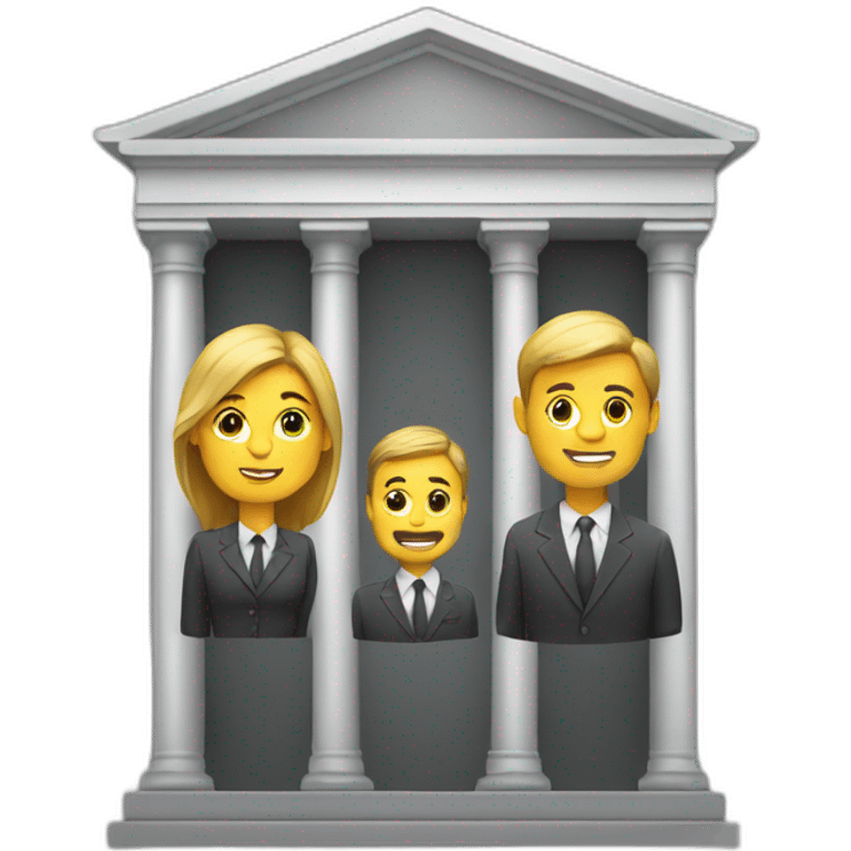 bank mit 2 personen emoji