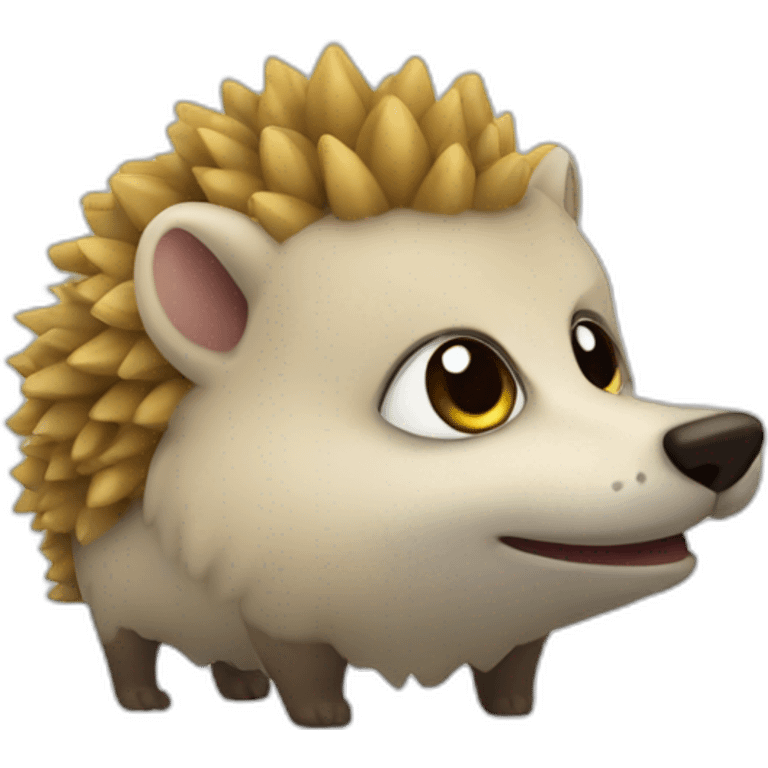 herisson animal corp entier emoji