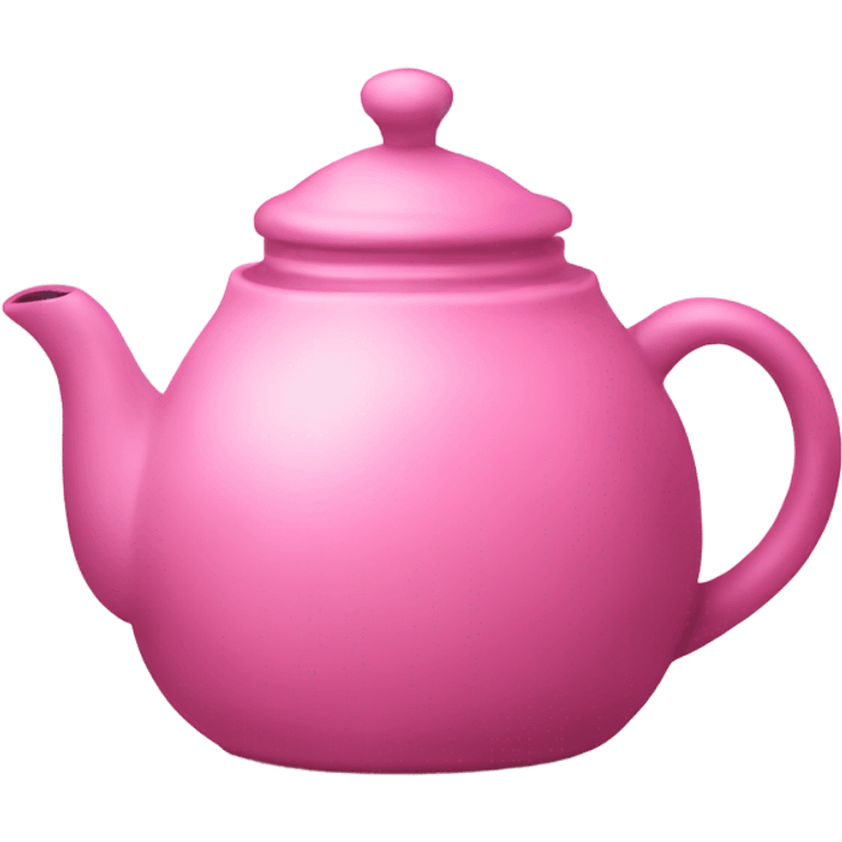 Pink tea pot emoji