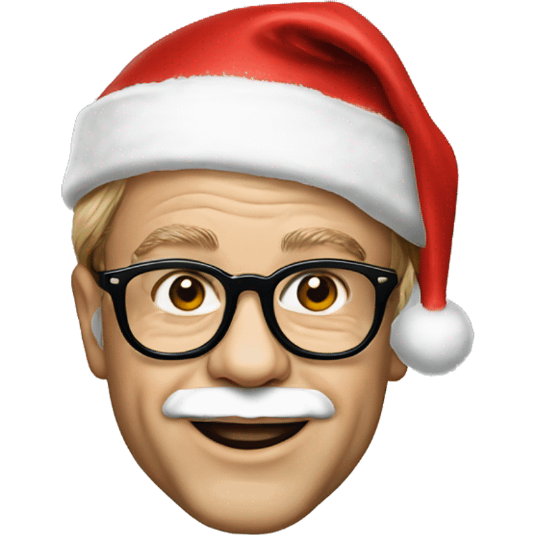 elton john with santa hat emoji