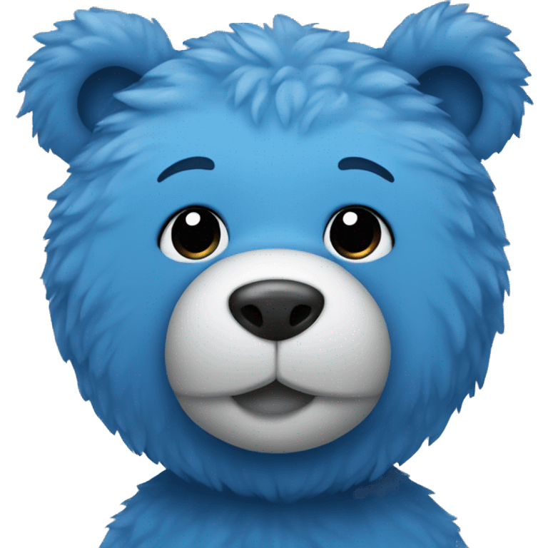 blue teddy bear  emoji