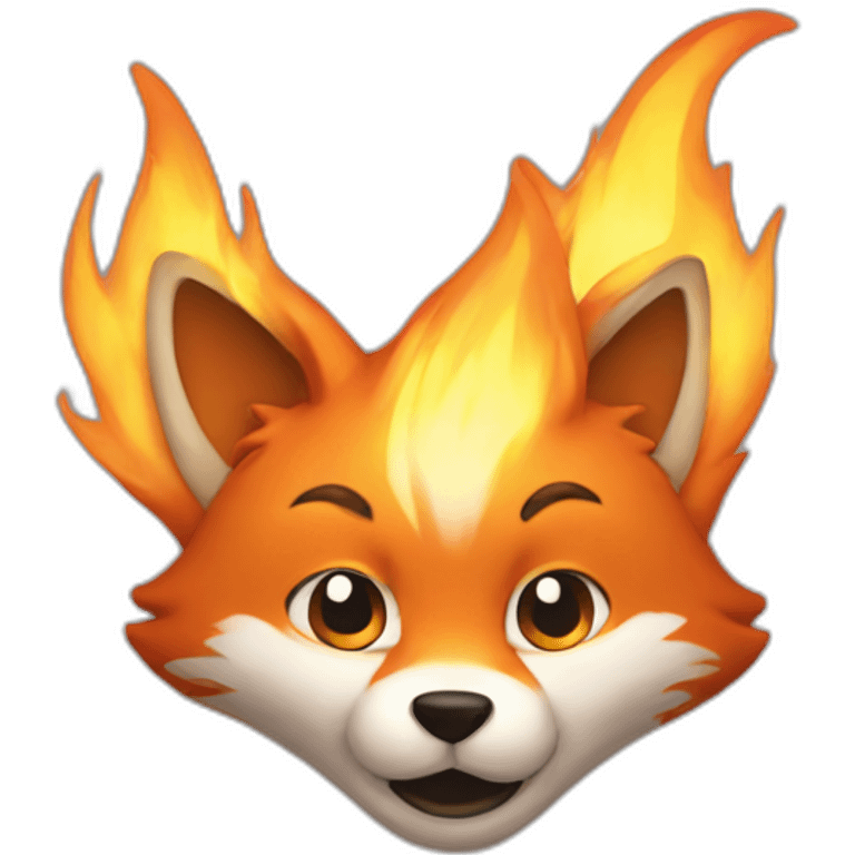 flame that looks like a fox emoji