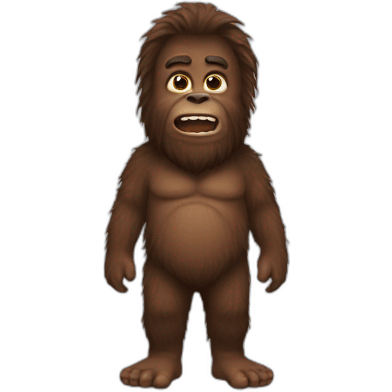 big foot ugly version emoji