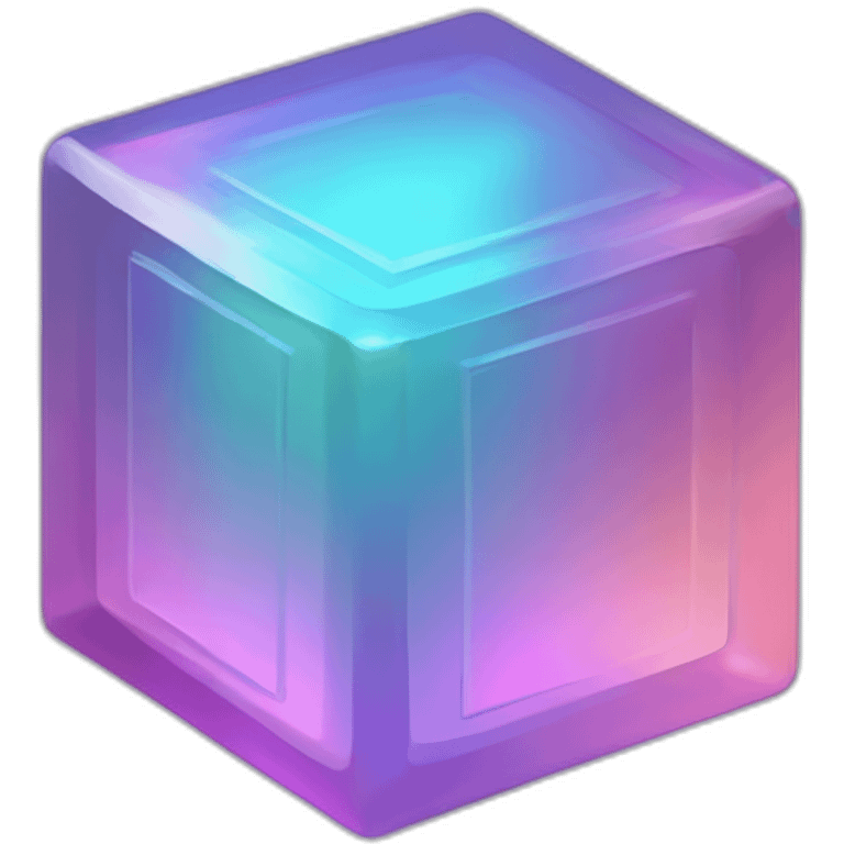 Pastel Gradient Hue Bismuth Orb emoji