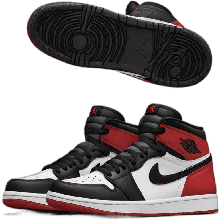 Jordan 1 Chicago emoji