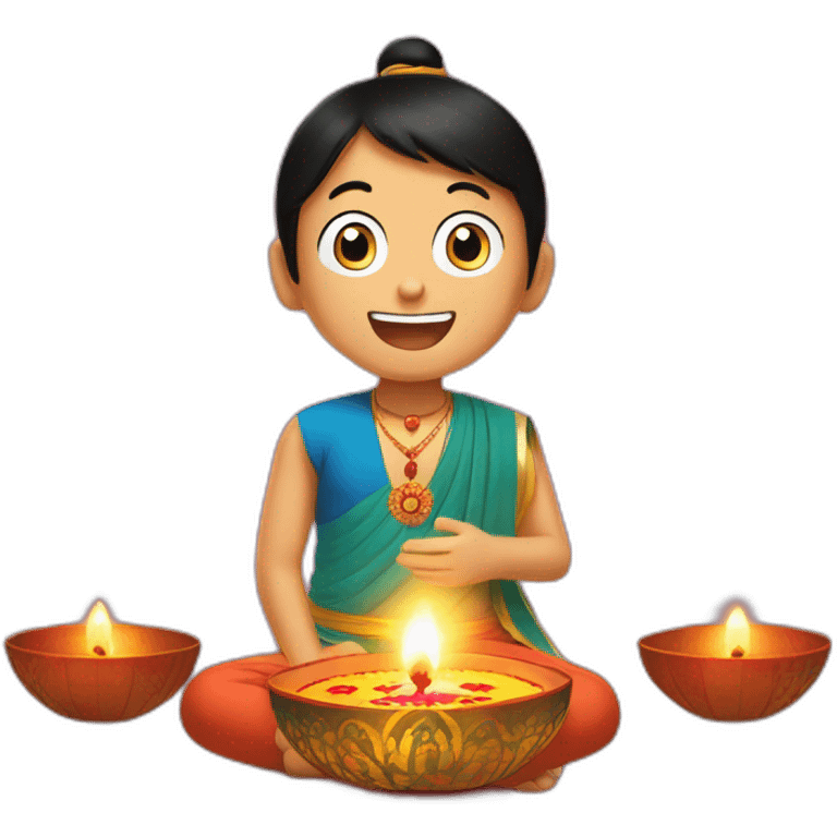 Doraemon diwali emoji