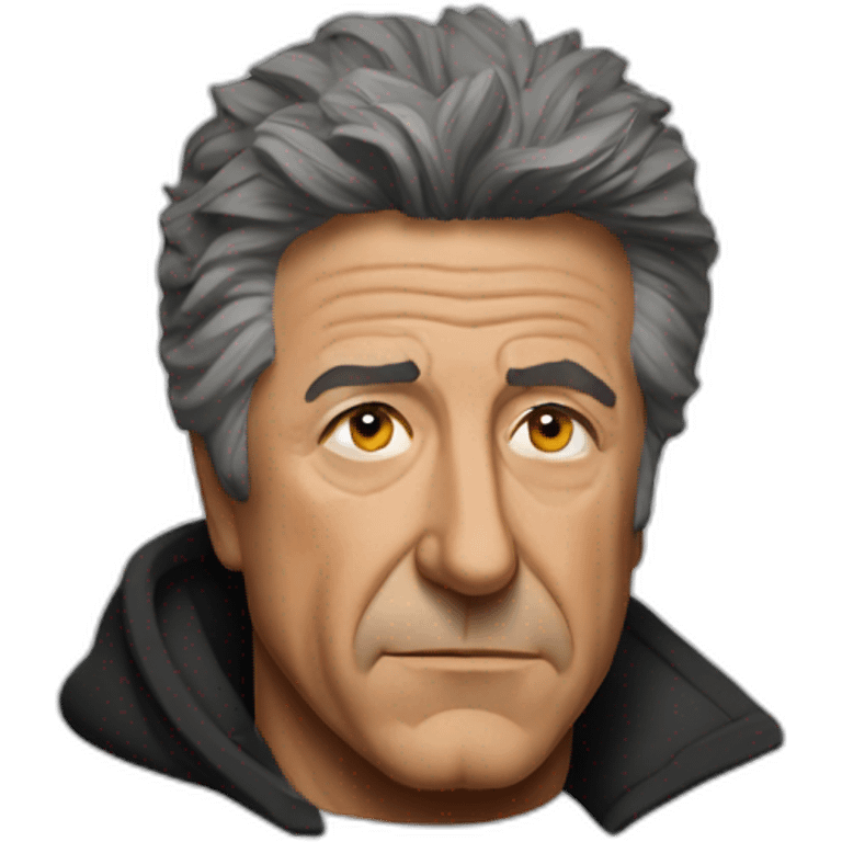 Dustin Hoffman serious emoji