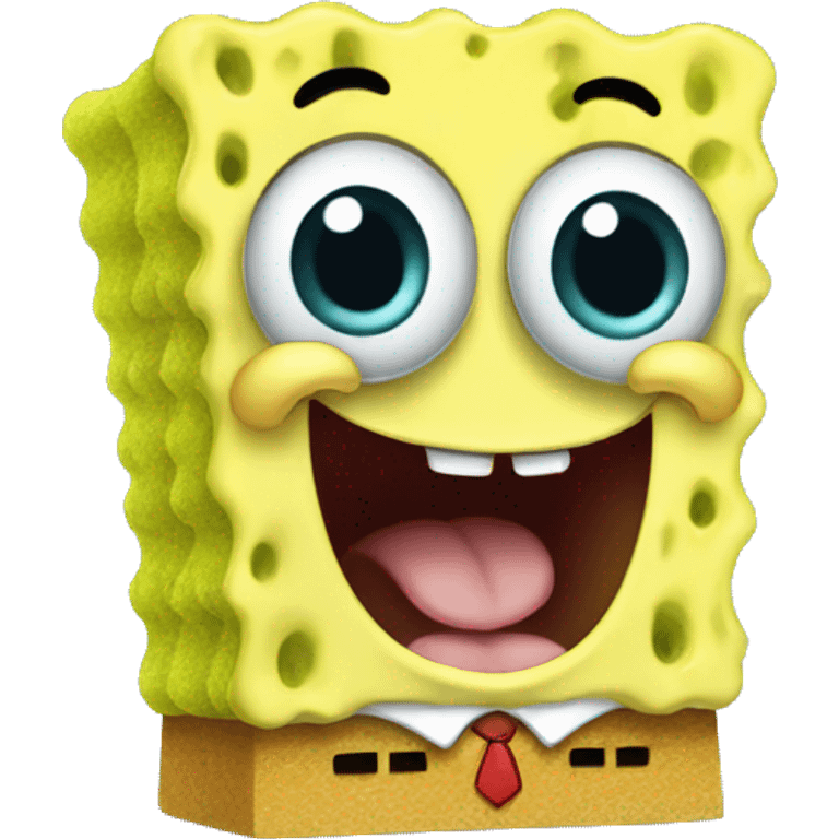 cute baby sponge bob emoji