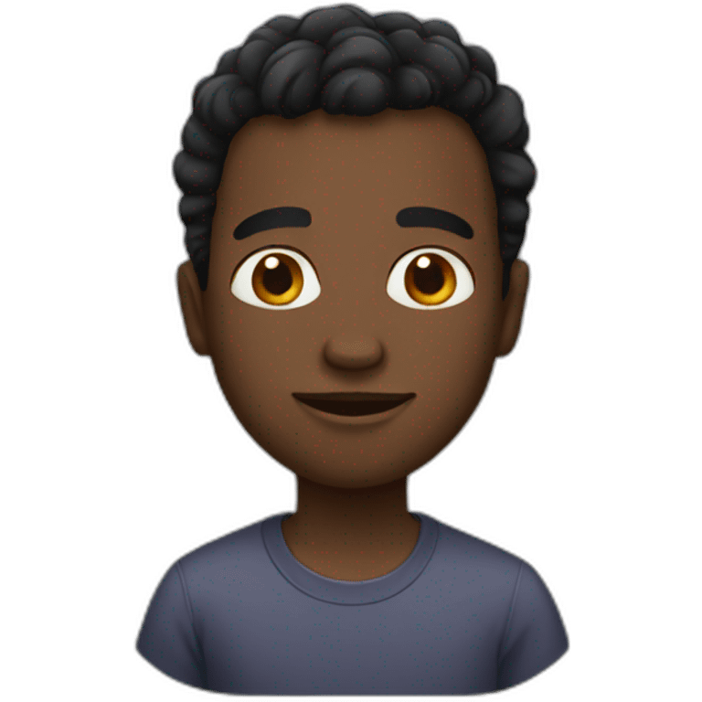 black guy emoji