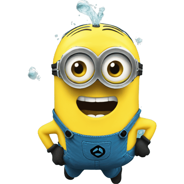 Minion diving emoji