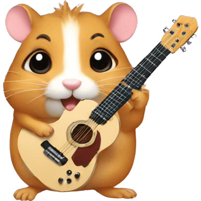 hamster guitar emoji