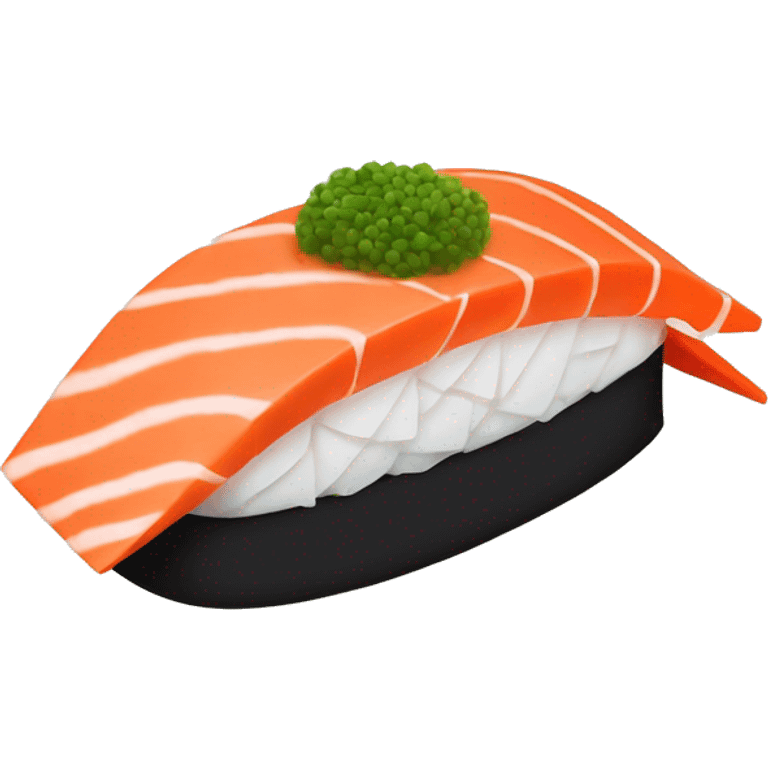 Salmon sushi nigiri emoji