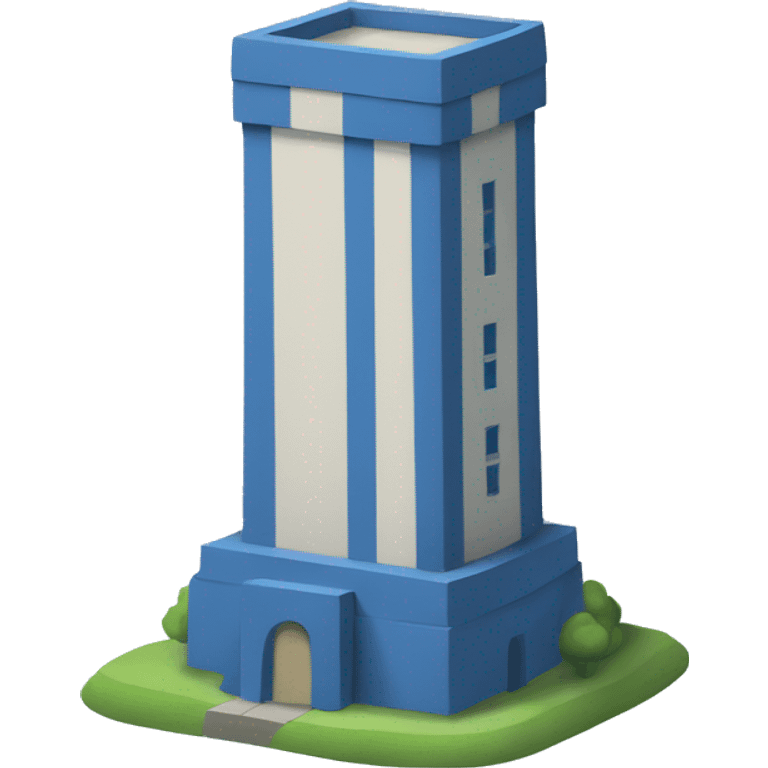 blue tower emoji