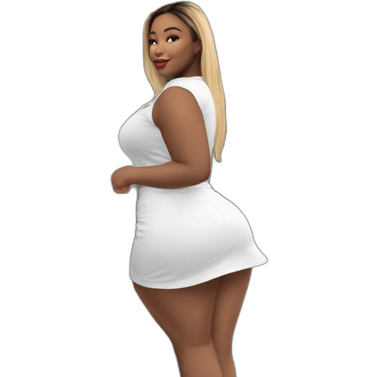 летящая по небу curvy-beauty-in-small-skirt-butt-white-socks emoji