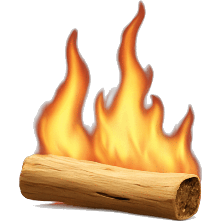 aesthetic burning palo santo stick realistic emoji