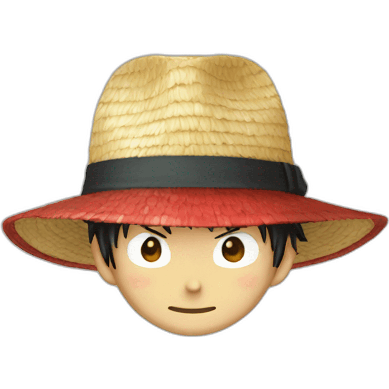 luffy straw hat emoji