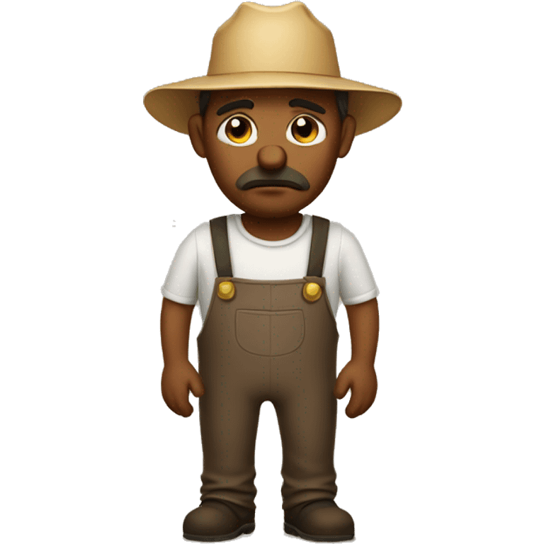 sad farmer emoji